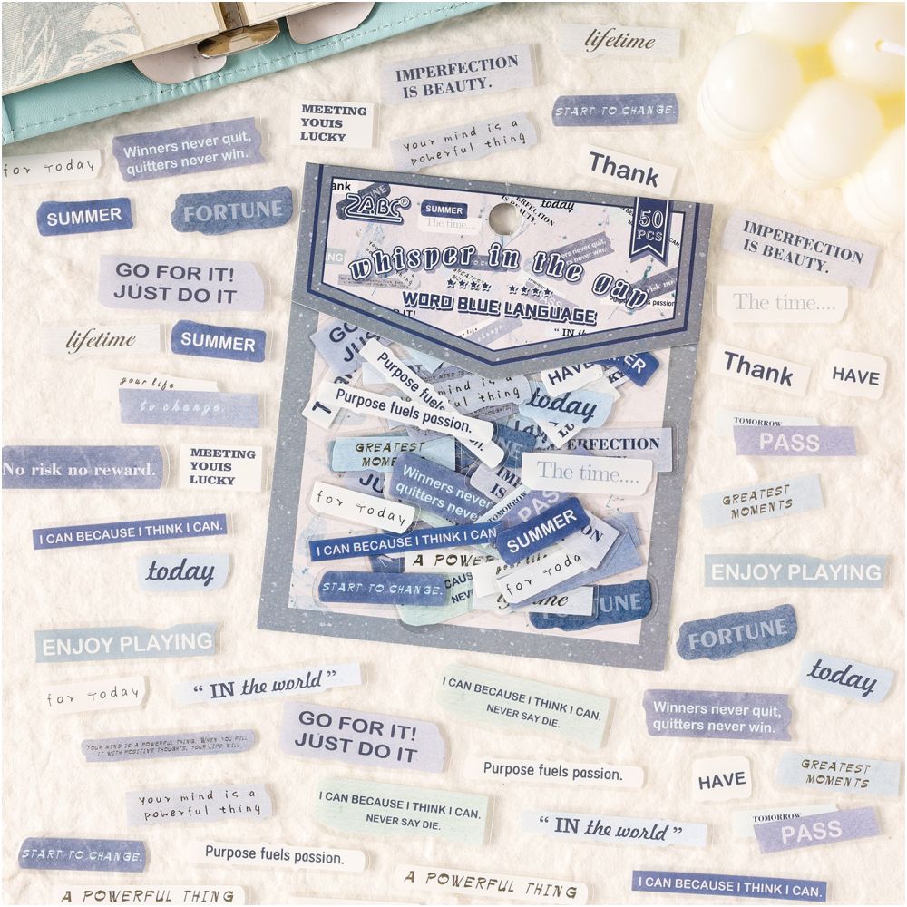 Whispers in the Gap Series Stickers 50 psc 6 designs image 3