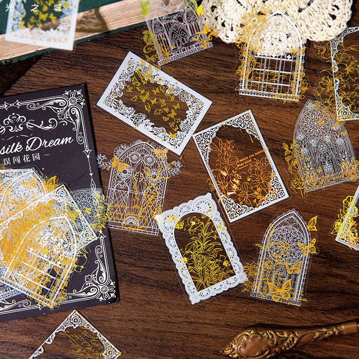 Lace Dream Series PET Sticker Bag 6 Designs image 1