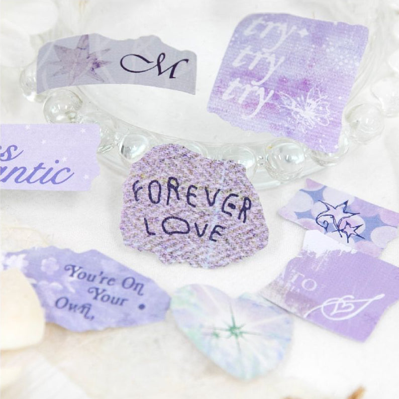 Fresh Text Style Paper Sticker Pack 6 Designs image 3