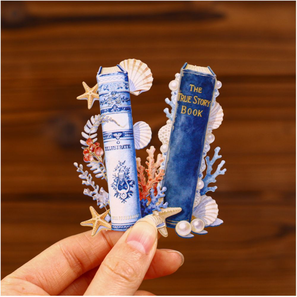 Reading Spine Series Paper Stickers 16 Pcs 6 Styles image 3