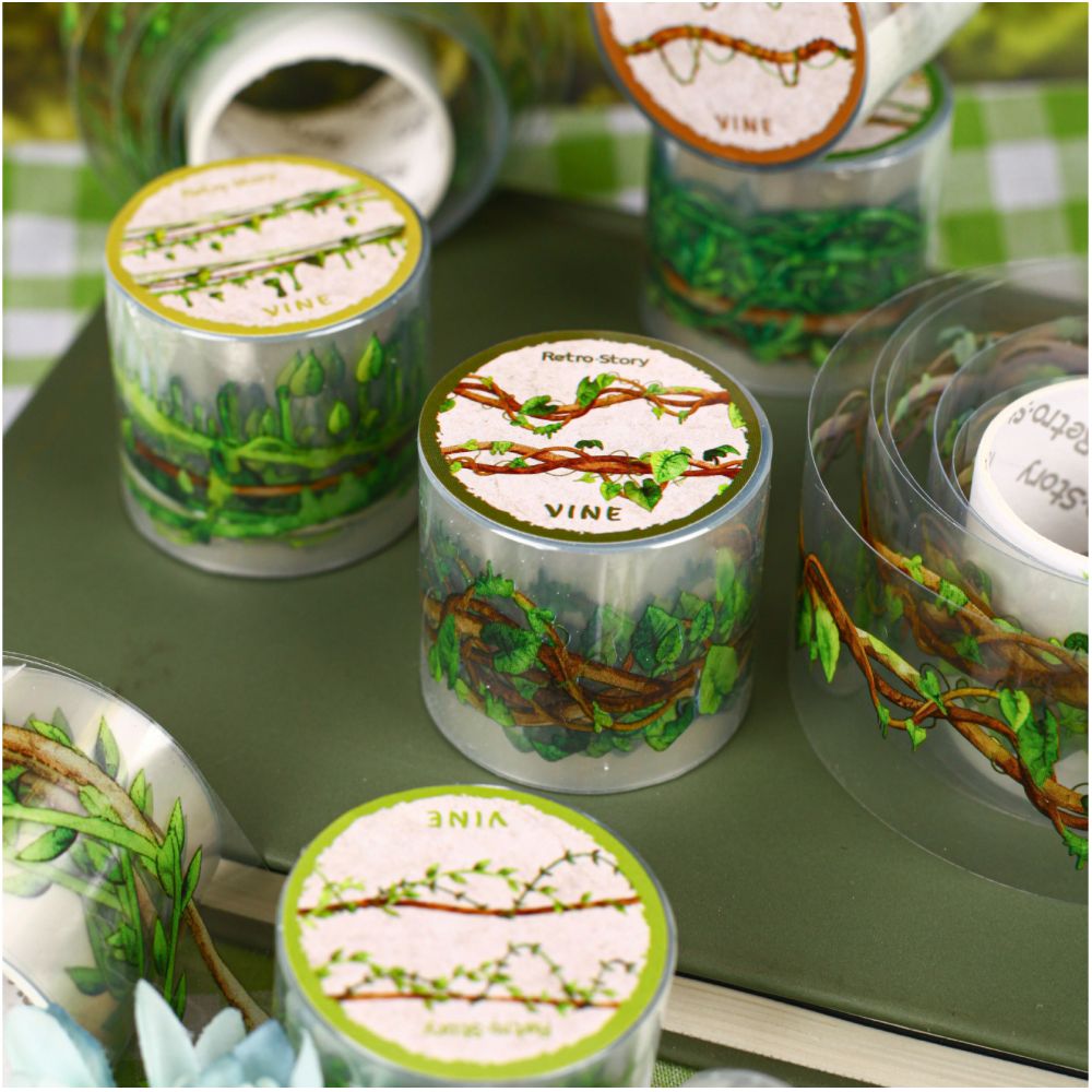 Plant Themed PET Tape 3 5cm x 2m 6variants image 2