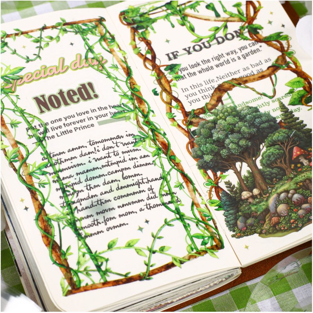 Plant Themed PET Tape 3 5cm x 2m 6variants image 3
