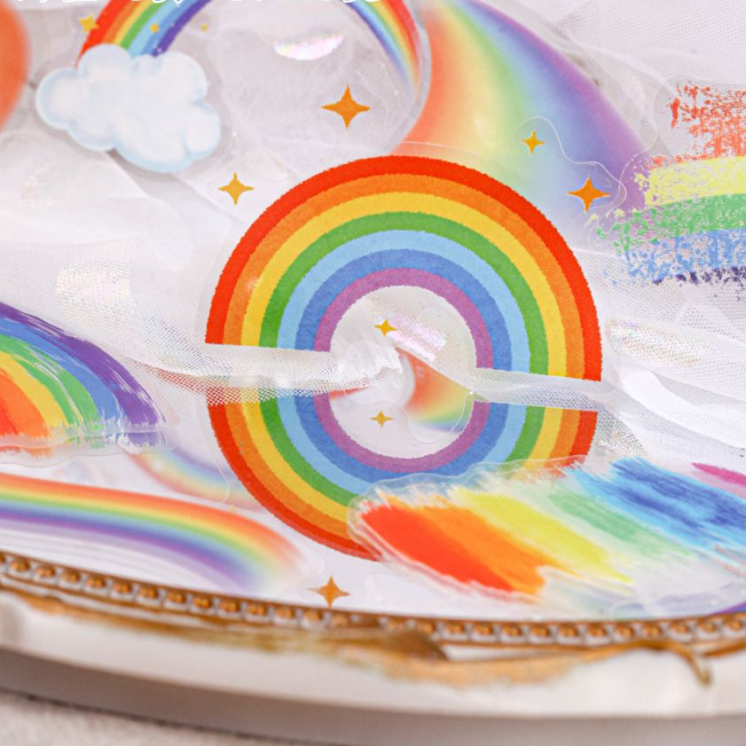 Rainbow Series PET Stickers 16 Sheets 6 Styles image 2