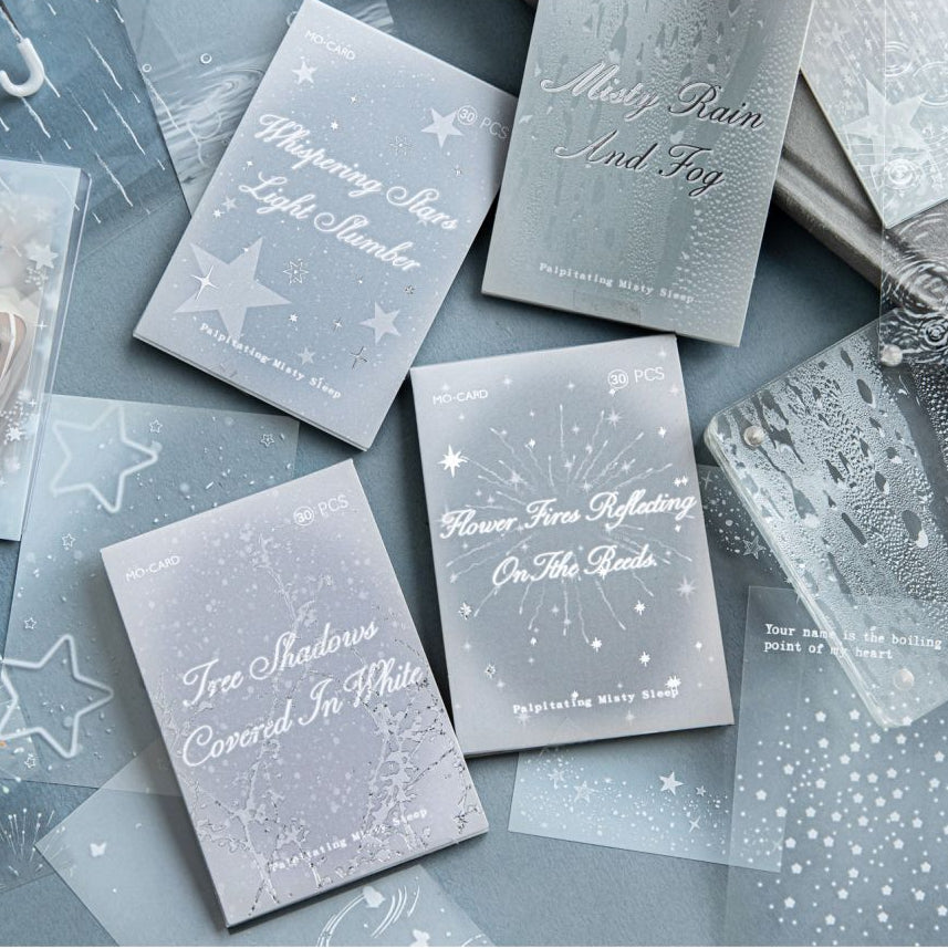 Mist Series PET Stickers 30 sheets 4 designs image 0