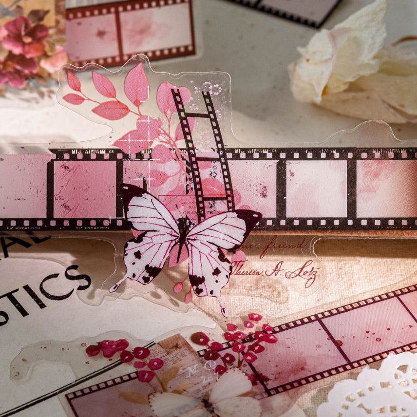 Vintage Film Series PET Stickers 4 variants image 0
