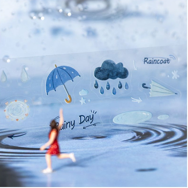 Weather Forecast Series PET Tape 6 Designs 3 5cm x 2m image 0