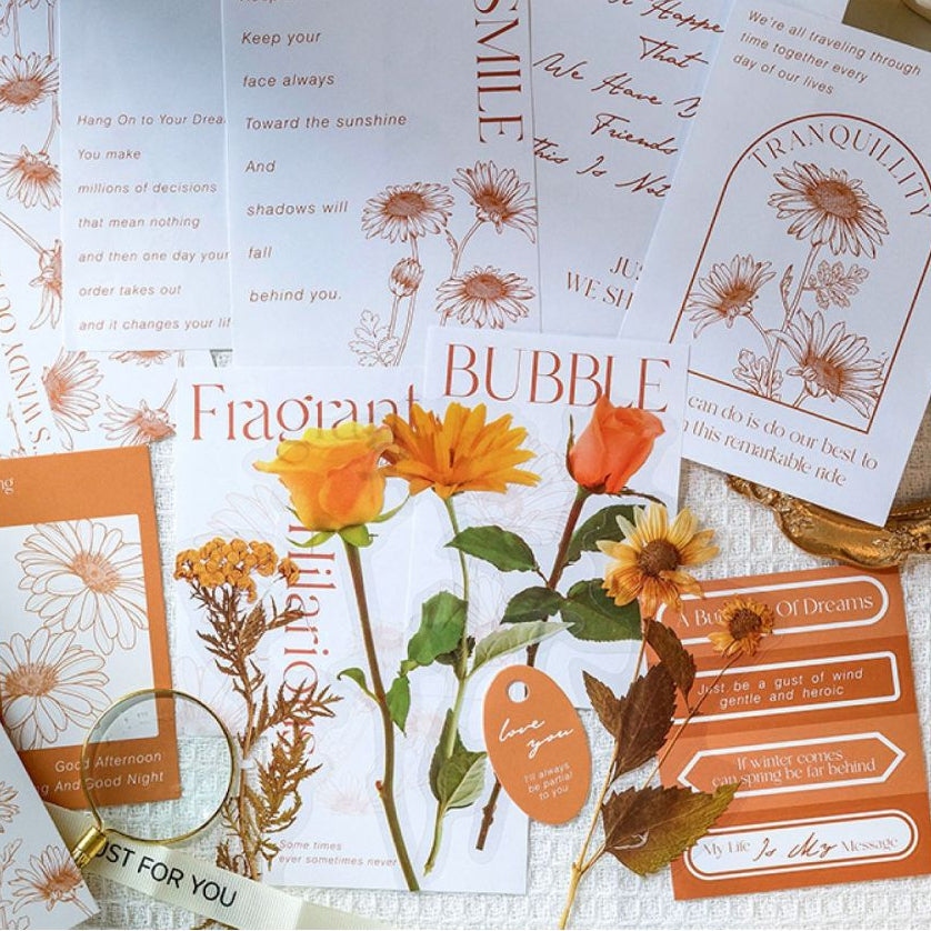 Plant Series Paper and PET Stickers pack 6 Styles image 3
