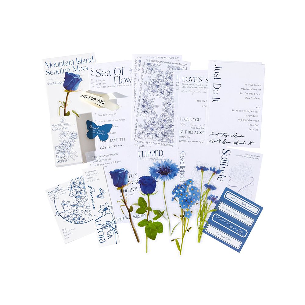 Plant Series Paper and PET Stickers pack 6 Styles