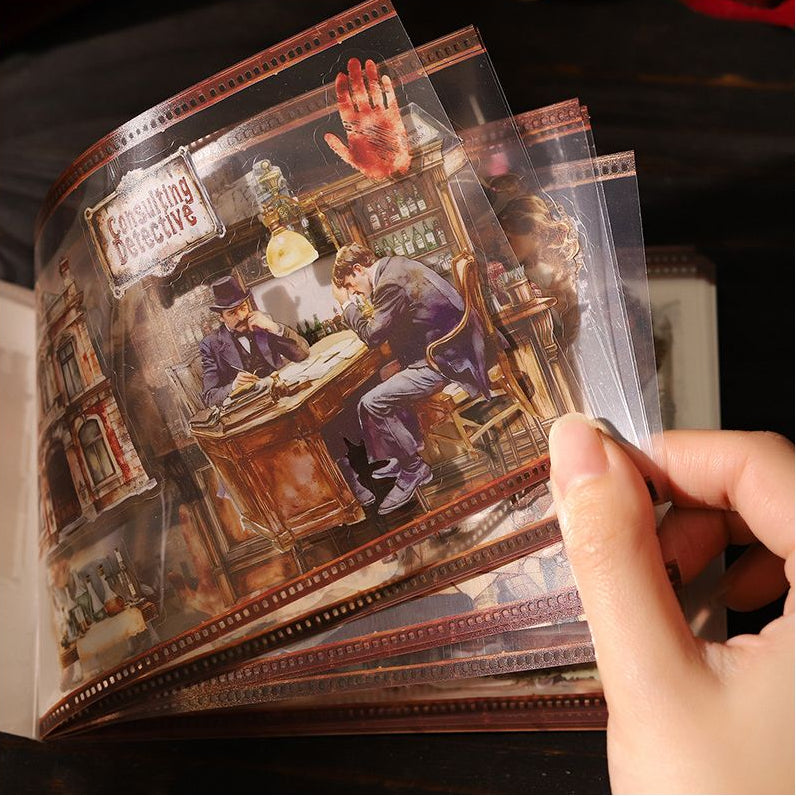 Themed Theatrical PET Sticker Book 20 Sheets 4 Styles image 0
