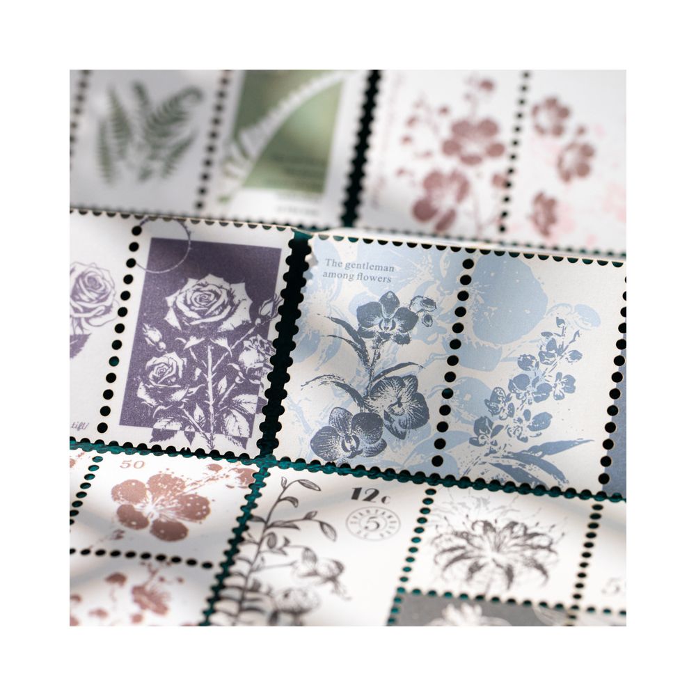 Plant Ticket Dual Material Paper Stickers 6 Styles image 1