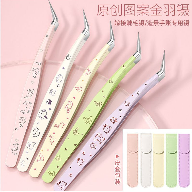 Stainless steel tweezers kit 5 Styles image 0