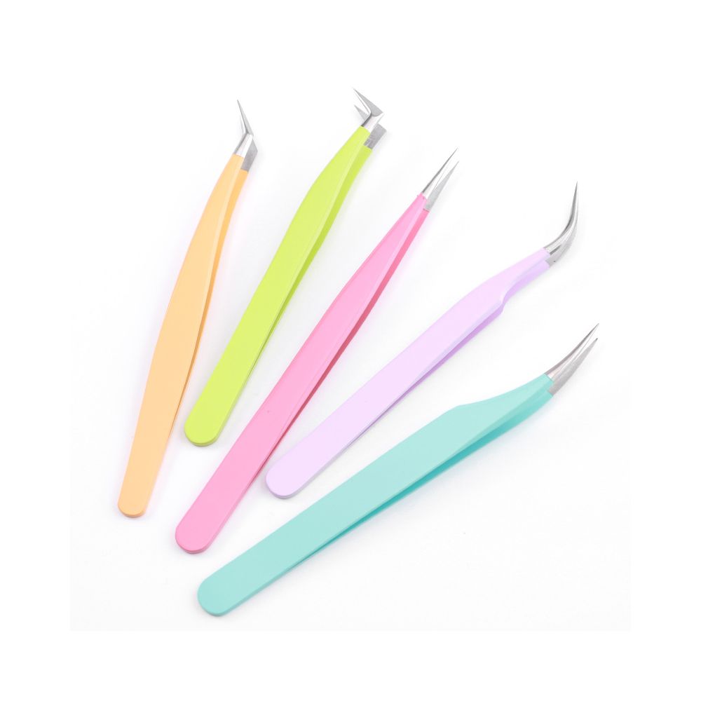 Stainless steel tweezers set 2 options image 4