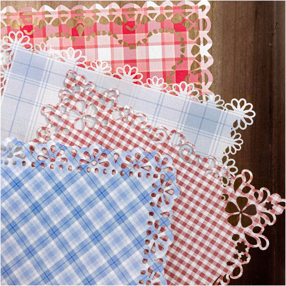 Vintage Lace Series Paper Stickers 14 psc 6 variants image 4