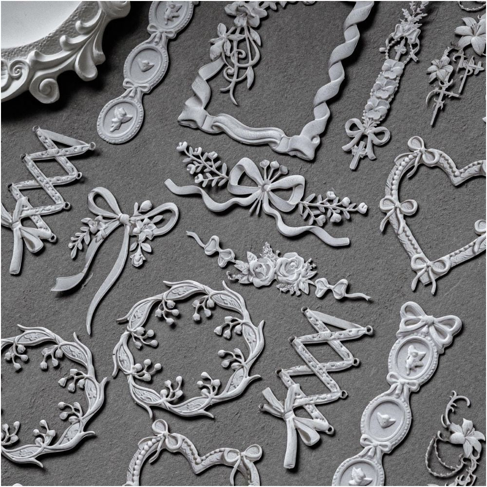 Vintage French Style Series Paper Stickers 20 psc 6 variants image 2