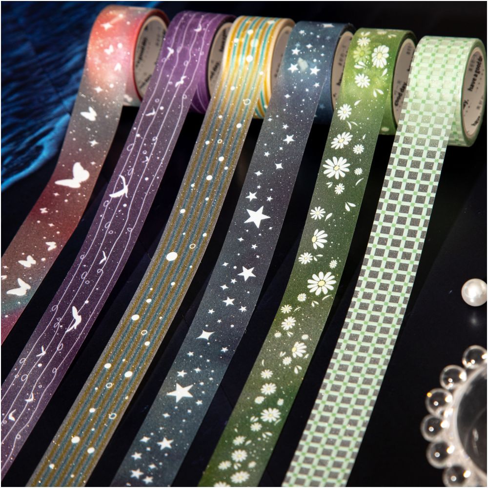 Dreamlike Series PET Tapes 2cm x 2m 6 Designs image 1