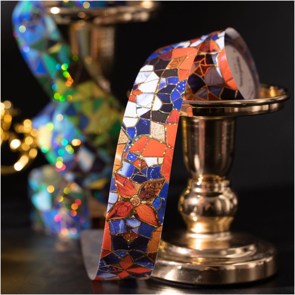 Color Brick Series PET Tape 3cm x 2m 6 Designs image 0