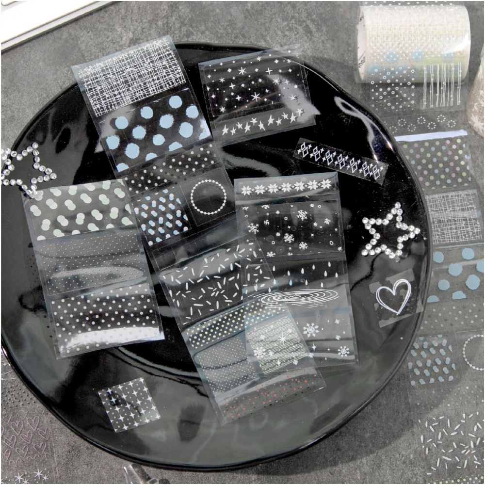 Blank Space Series PET Tape 5cm x 2m 4 Designs image 1