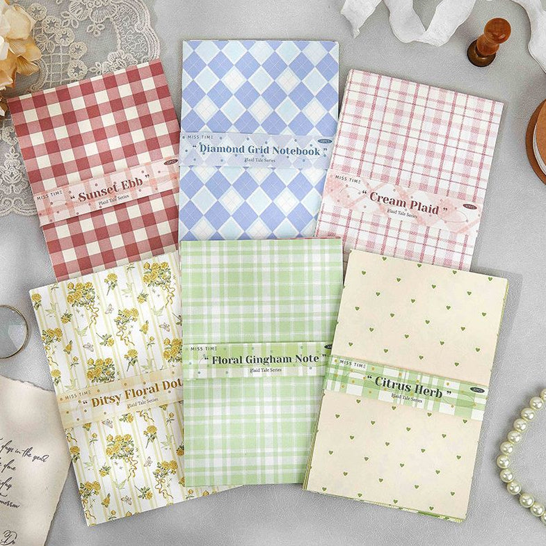 Grid Story Series Material Paper 30 Sheets 6 Designs image 0