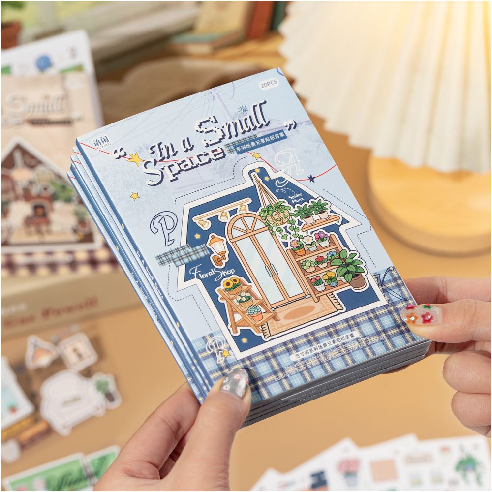 Soft Artwork Sticker Book 20 sheets 2 designs image 2