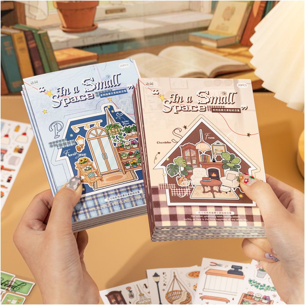 Soft Artwork Sticker Book 20 sheets 2 designs image 3