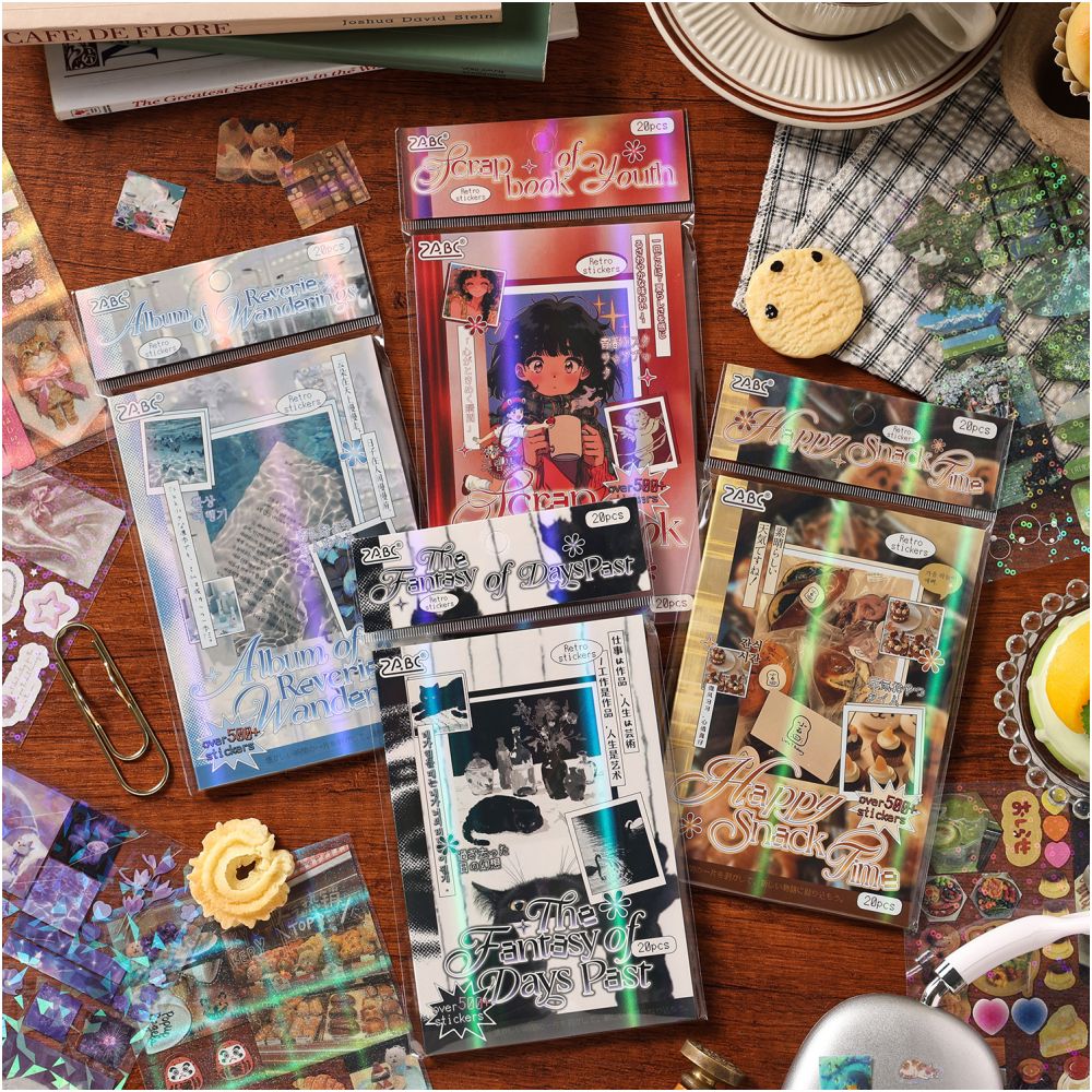 Treasure Series PET Stickers 20 Psc 4 variants image 0