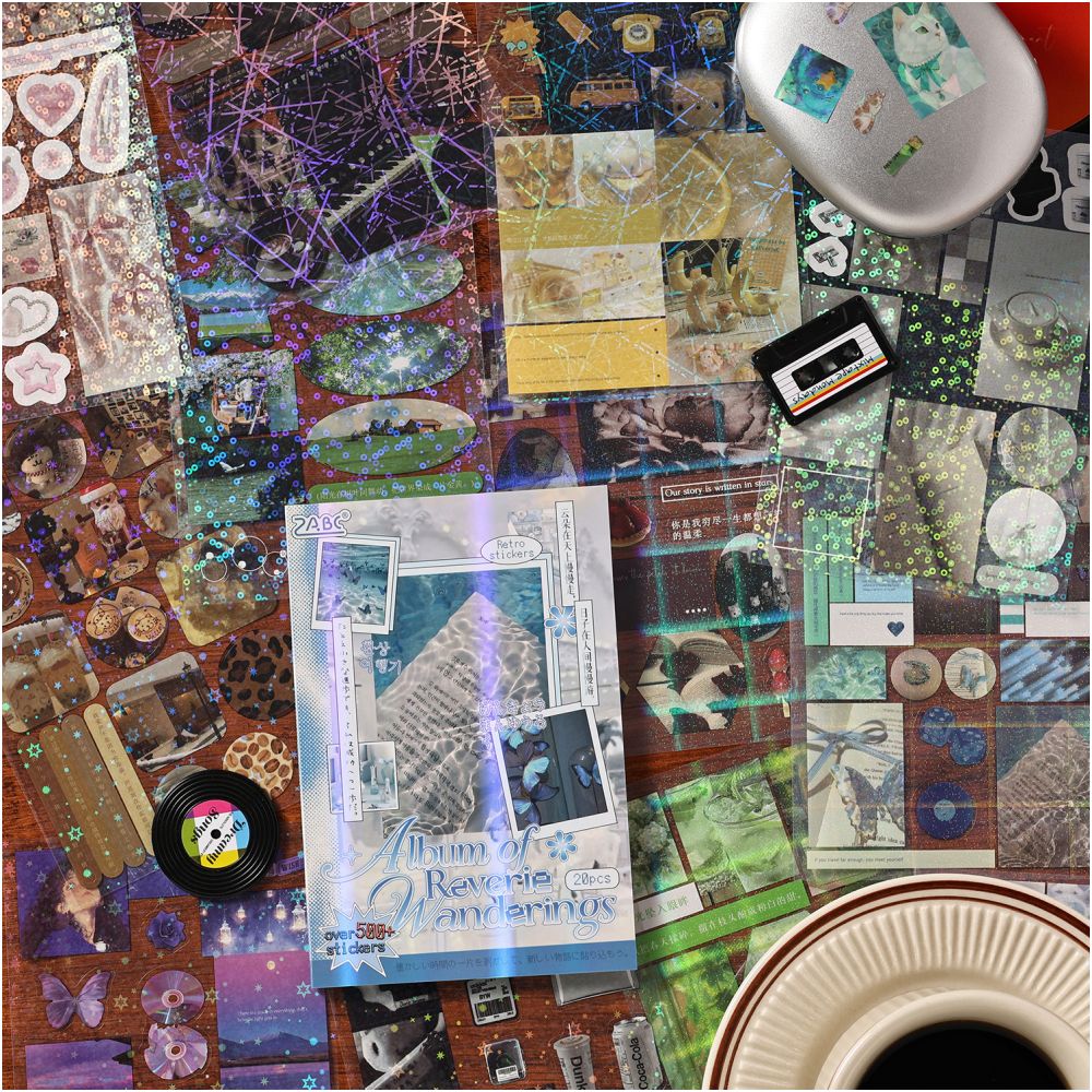 Treasure Series PET Stickers 20 Psc 4 variants image 2