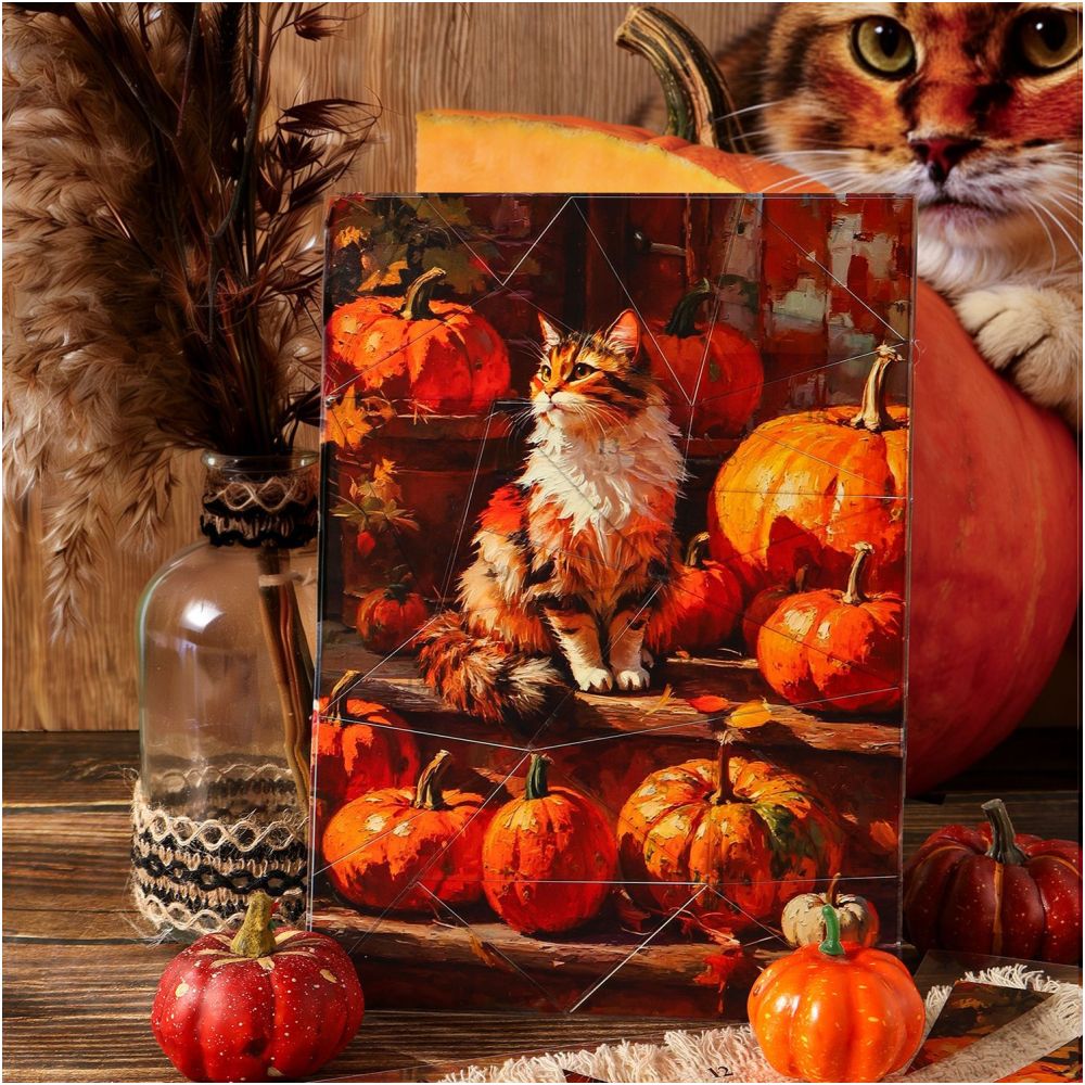 Cat Diary Series PET Puzzle Stickers 6 Designs image 2