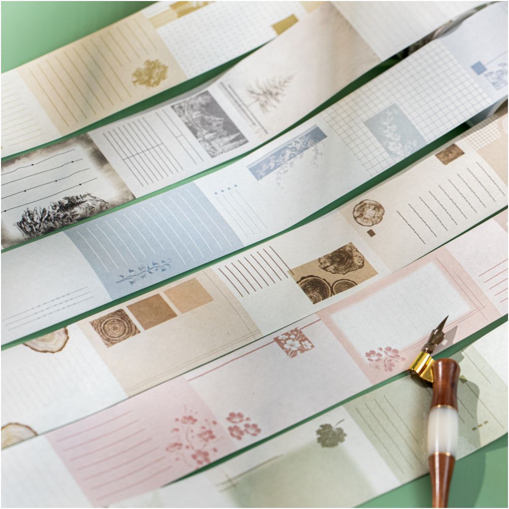 Tree Print Series Washi Tape 5cm x 2m 6 Designs image 2