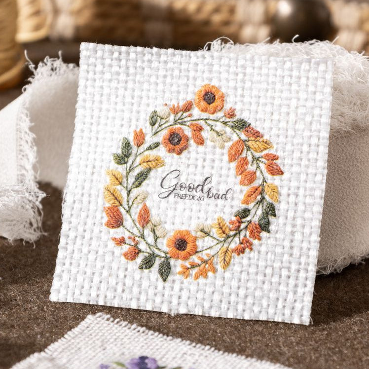 Floral and Vine Theme Transfer Stickers 2 sheets 6 Styles image 0