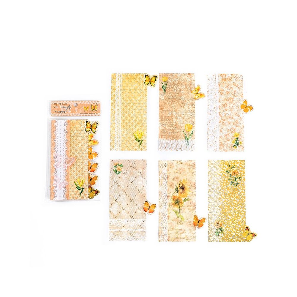 Flower and Butterfly Dance Series Paper 30 psc 6 variants