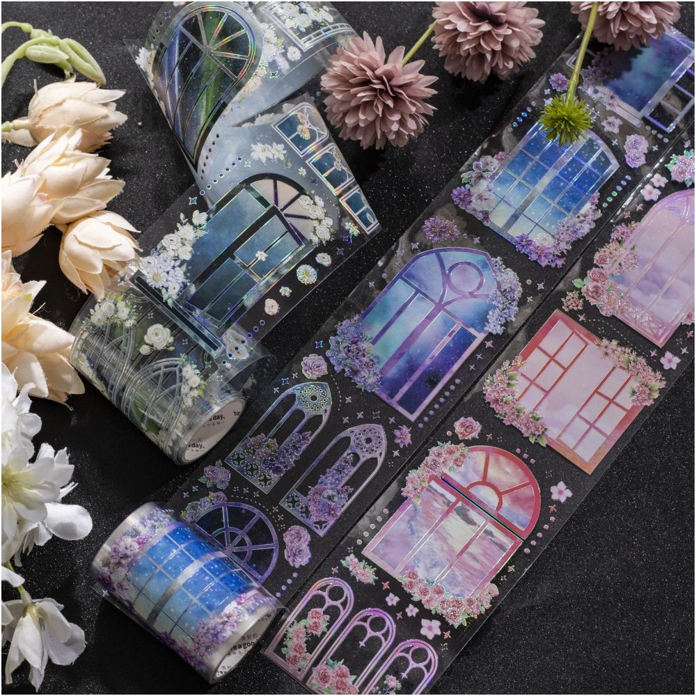 Window Scene Series PET Tape 6 5cm x 2m 4 variants image 2