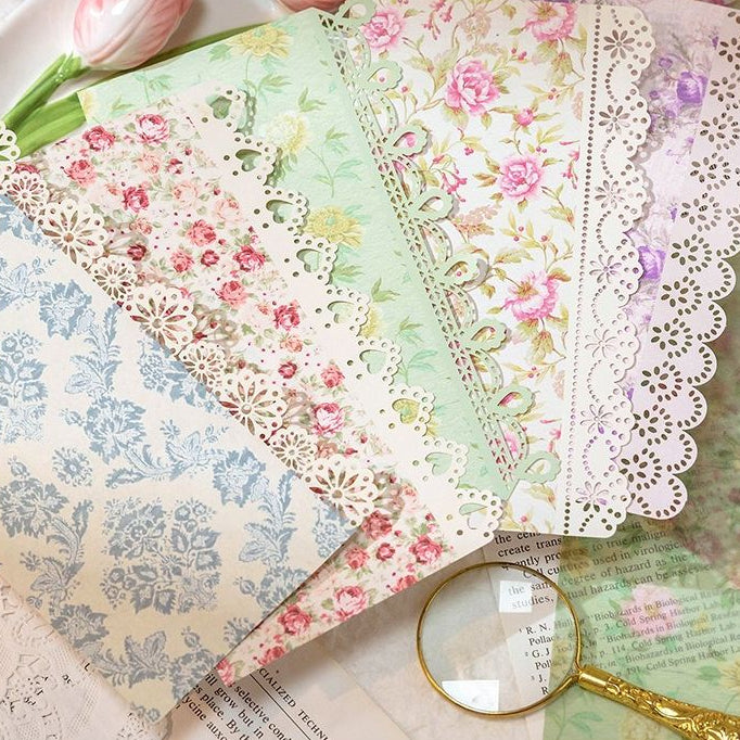 Lace Chapter Series Paper 10 Sheets 4 variants image 0