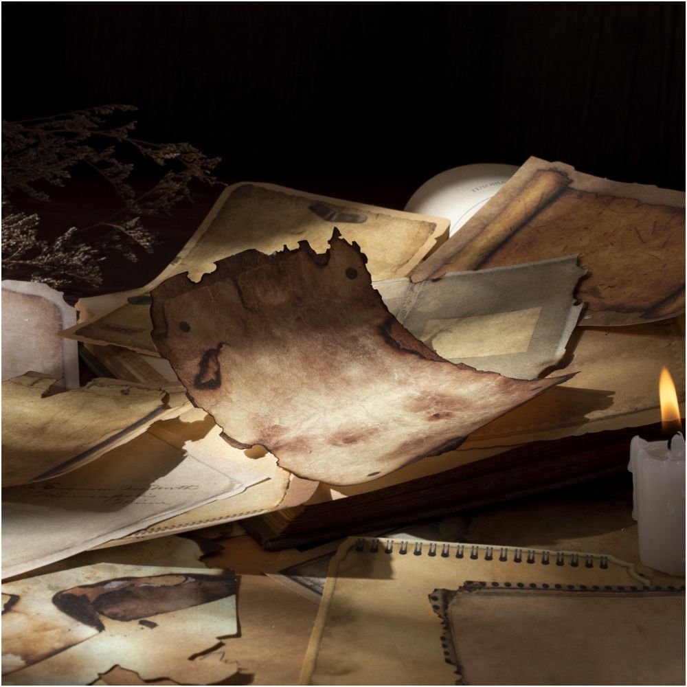 Blank Notebook Series Material Paper 30 Sheets 6 Designs image 1