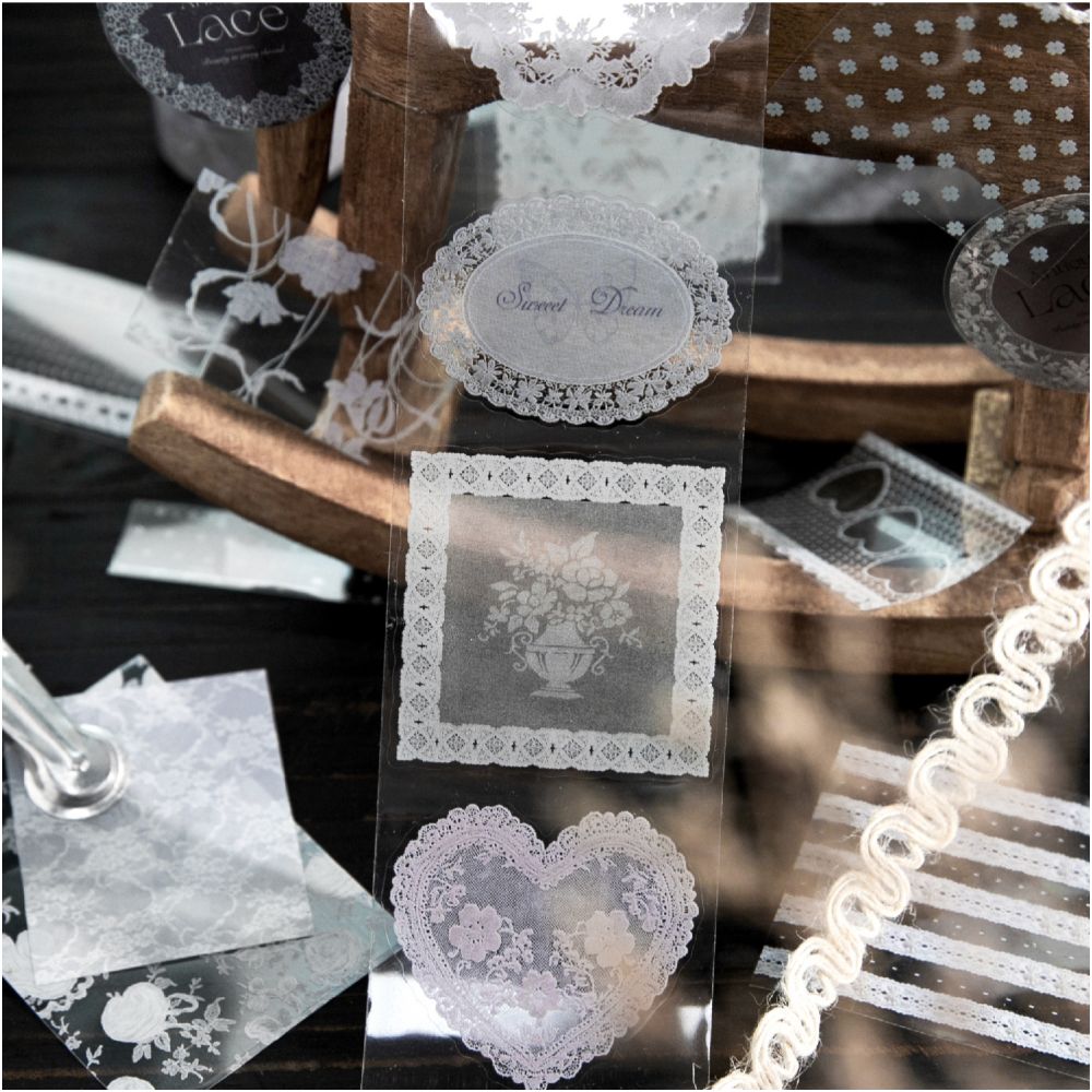Lace Vintage Series PET Tape 6 Designs image 0