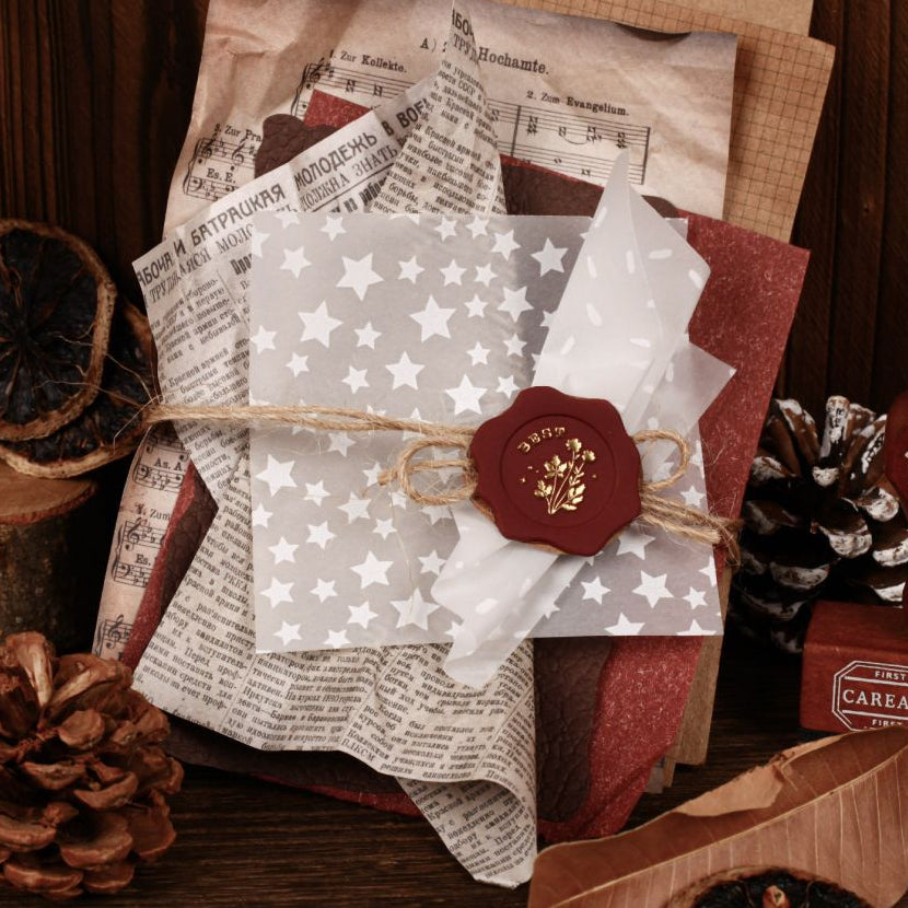 Pattern Journal Decoration Paper 16 sheets 6 designs image 1