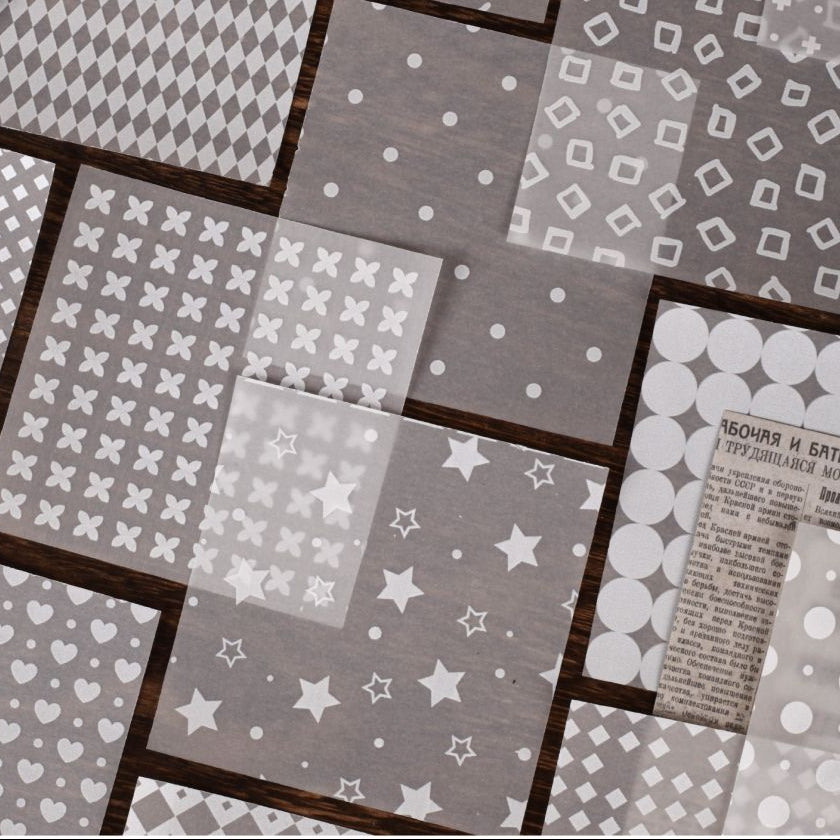 Pattern Journal Decoration Paper 16 sheets 6 designs image 2
