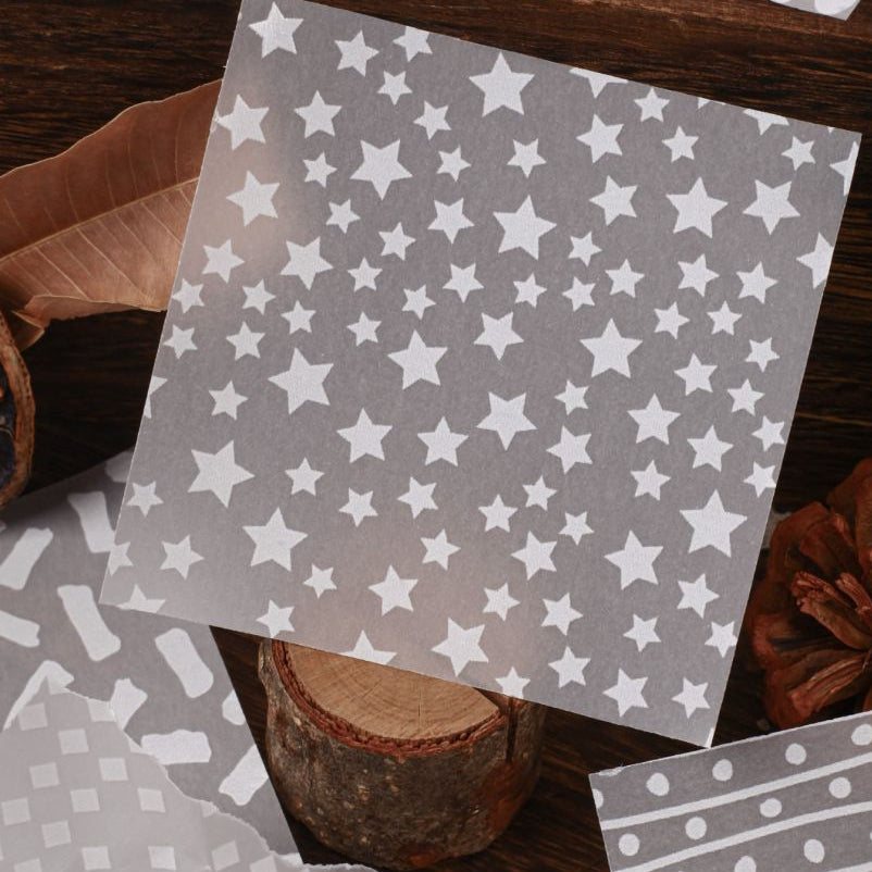Pattern Journal Decoration Paper 16 sheets 6 designs image 3