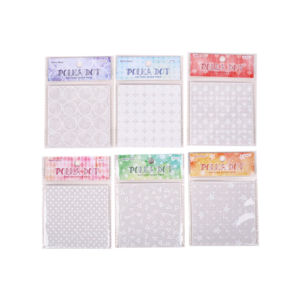 Pattern Journal Decoration Paper 16 sheets 6 designs image 4