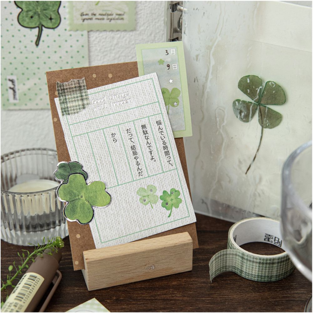 Floral Letter Series Silver Foil Paper 10 Sheets 4 Designs image 1