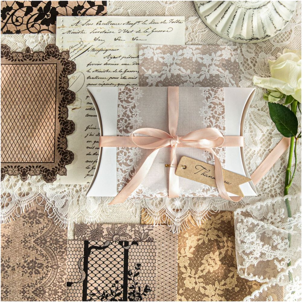 Shadow Series Vintage Paper 20 Sheets 6 Designs image 1