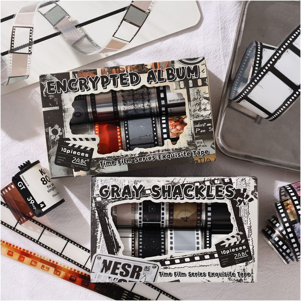 Film Decorative PET Tape Set 10 Pcs 2 Variants image 1