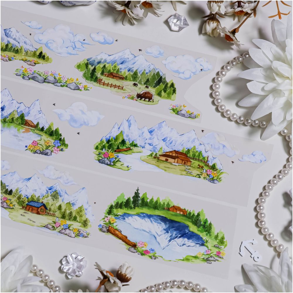 Landscape PET Tape 7cm x 1m image 0