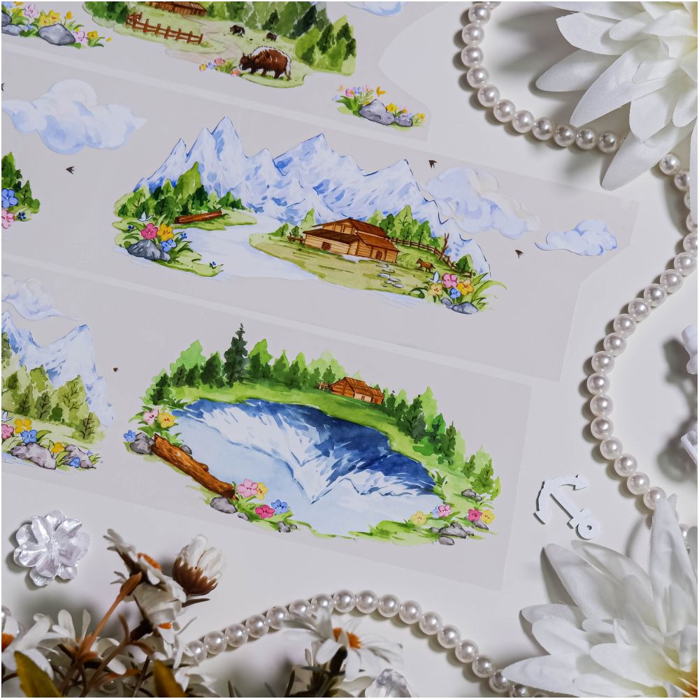 Landscape PET Tape 7cm x 1m image 2