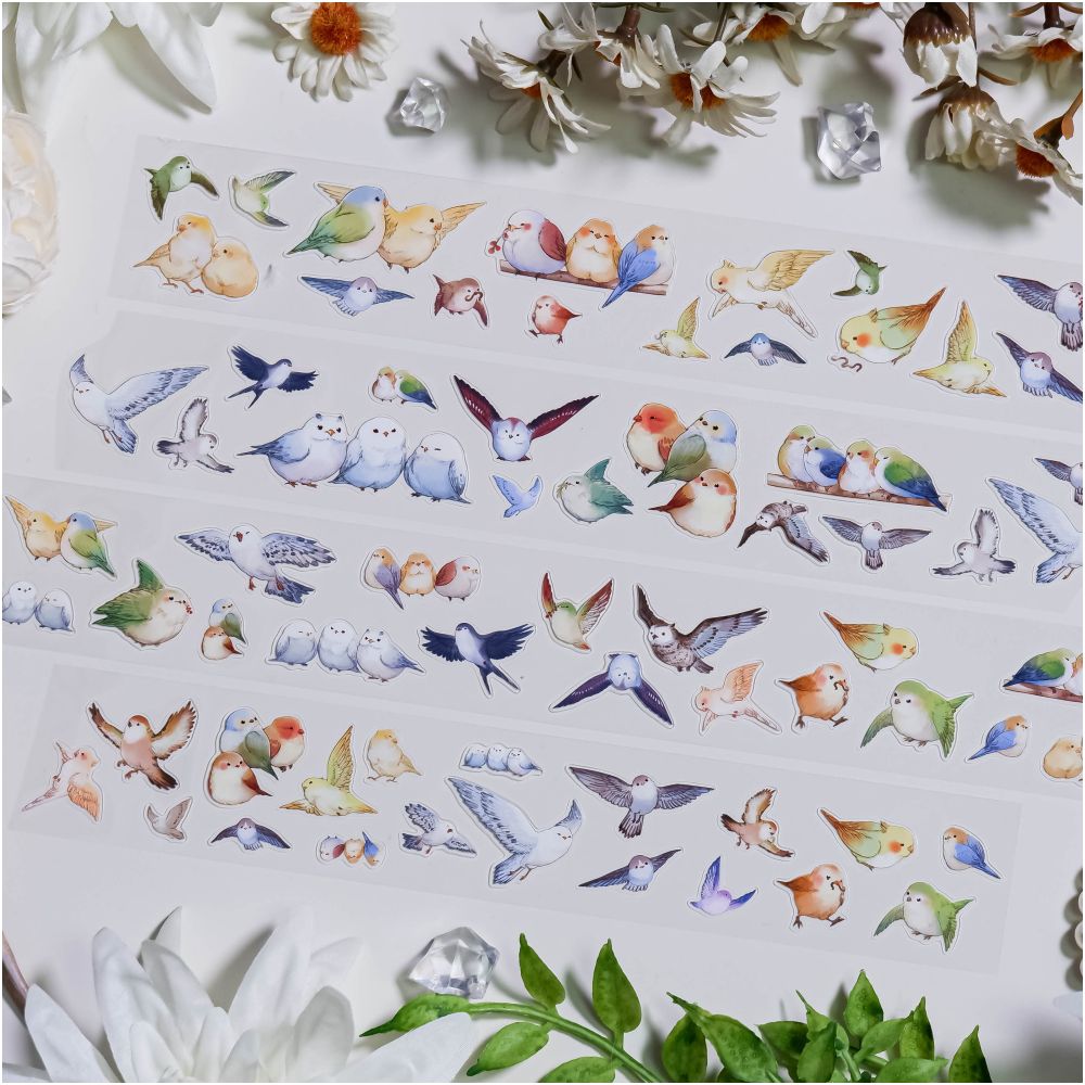 Little birds PET Tape 5cm x 1m image 0