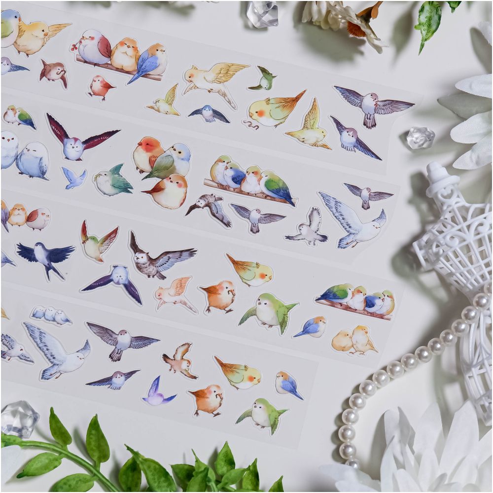 Little birds PET Tape 5cm x 1m image 1