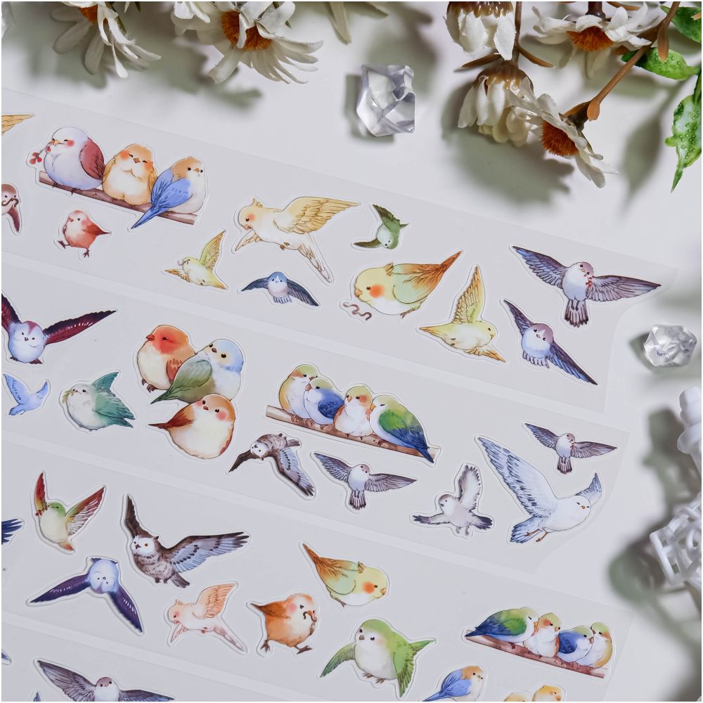 Little birds PET Tape 5cm x 1m image 3