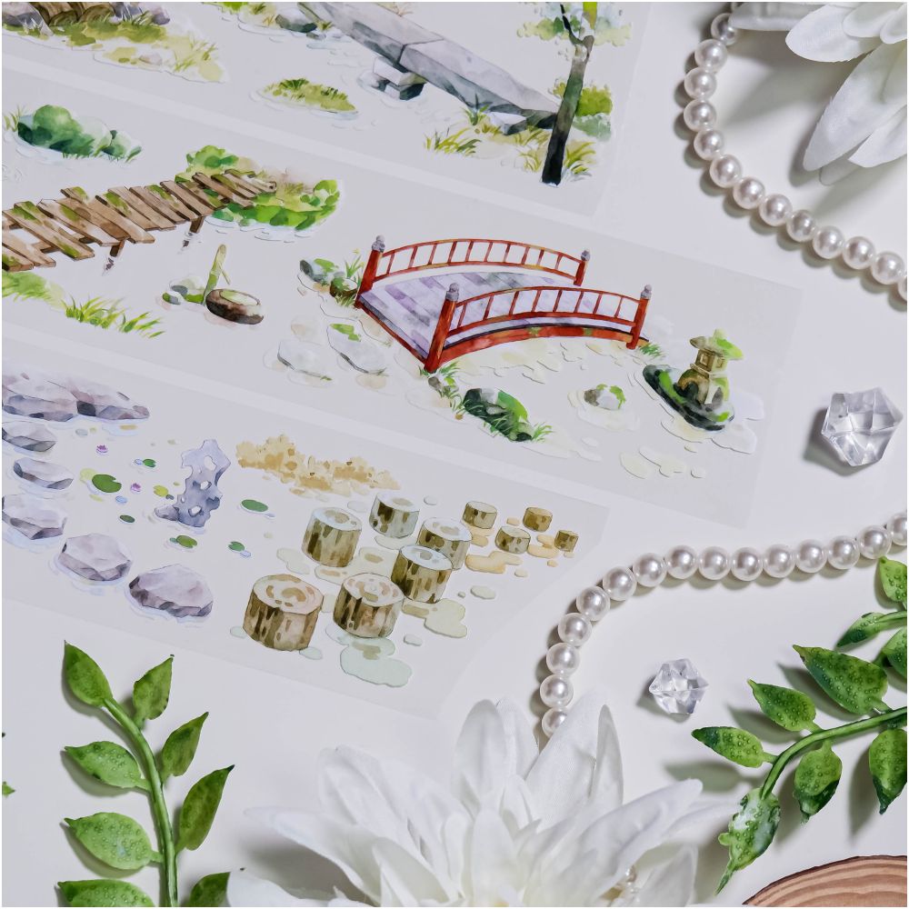 Bridge landscaping PET tape 5 5 cm x 1m image 0