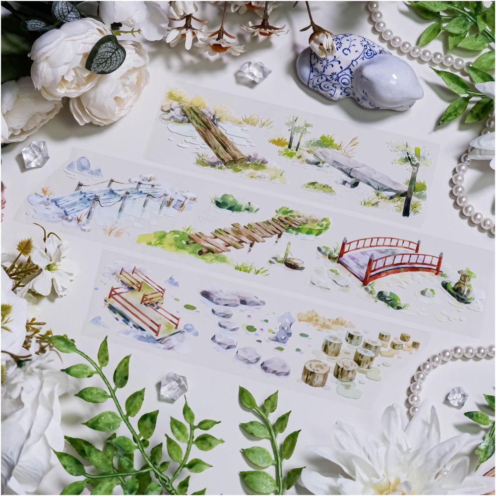 Bridge landscaping PET tape 5 5 cm x 1m image 3