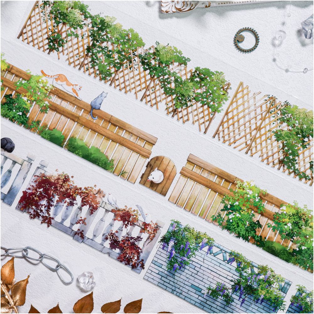 Bamboo Fence PET Tape 5cm x 1m image 1