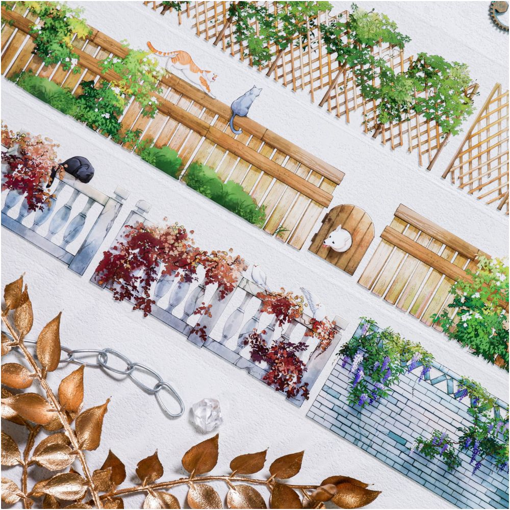 Bamboo Fence PET Tape 5cm x 1m image 2
